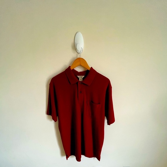 L.L. Bean Other - L.L. Bean Wrinkle Resistant Double L Men’s Solid Polo in Medium Tall EUC